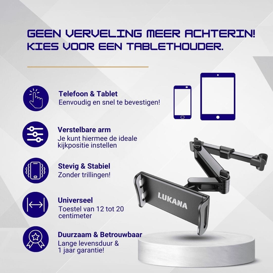 Lukana Tablethouder Auto