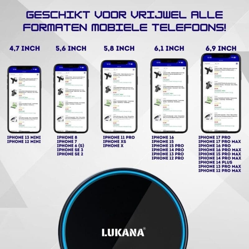 Lukana R-1805 MagSafe Telefoonhouder Auto