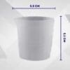 Siliconen gietbeker, 5,5 cm breed en 5,1 cm hoog