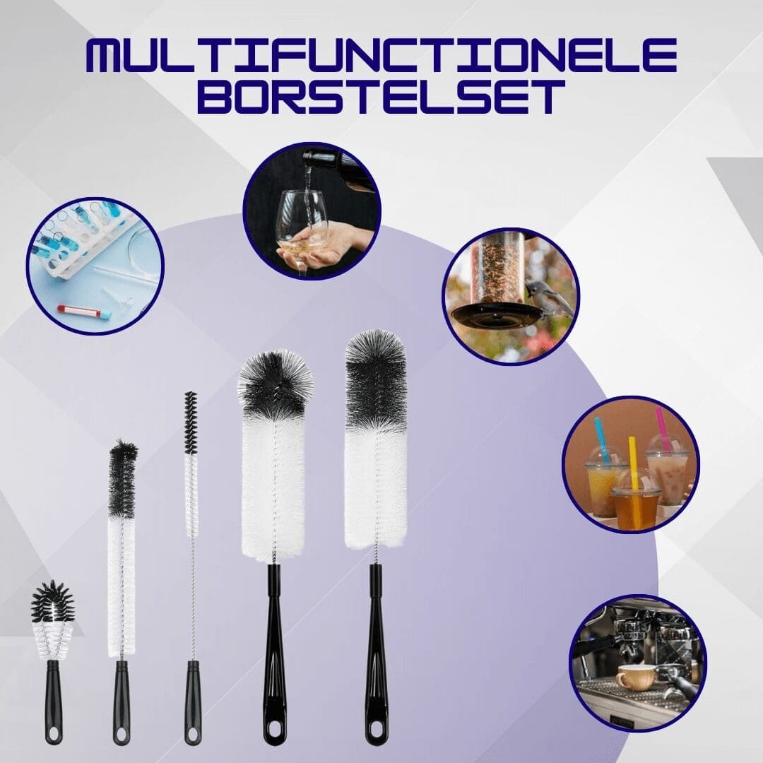 Lukana Flessenborstel Set Multifunctioneel